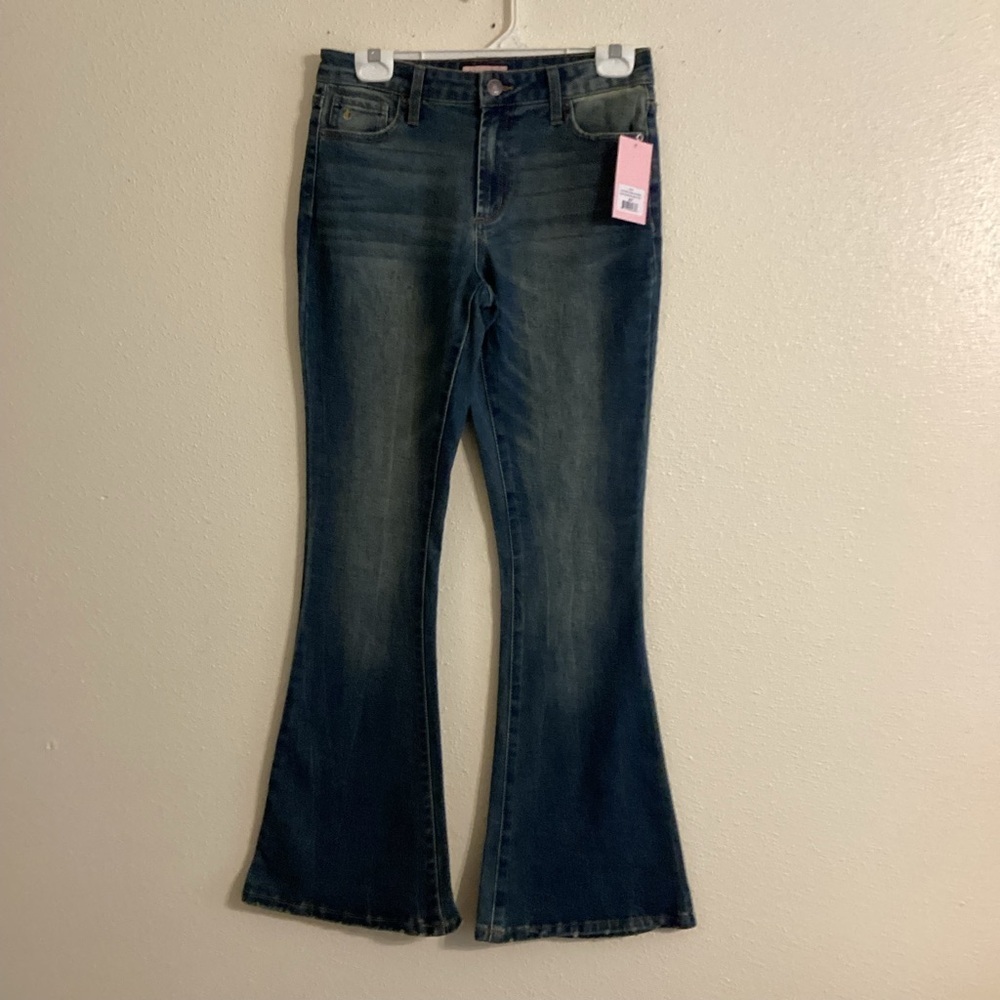 NWT Juicy Couture Women’s Rhinestones Wide Legs Size 5/ 27